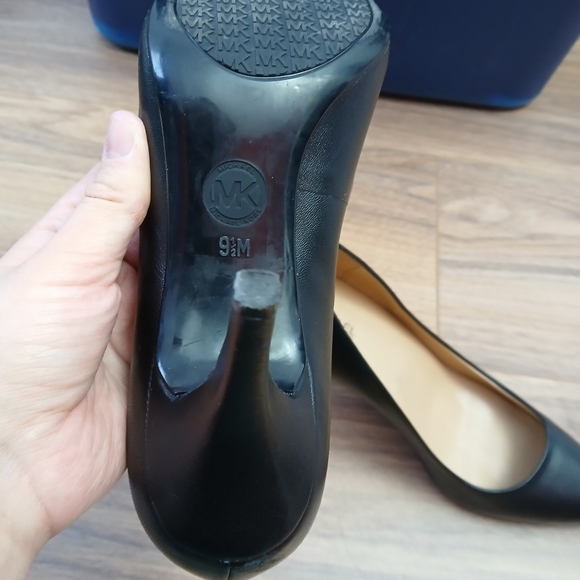 Michael Kors Black Leather Heels - Picture 11 of 14